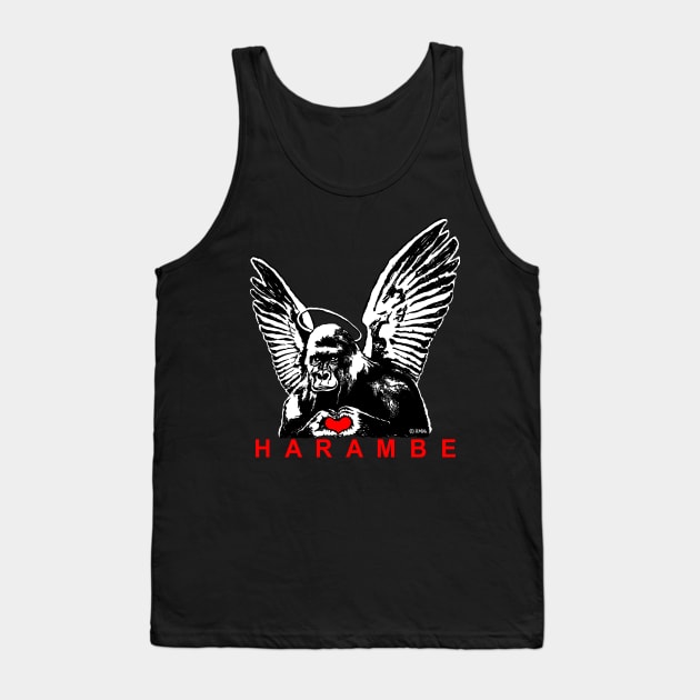 Harambe Tank Top by NewSignCreation